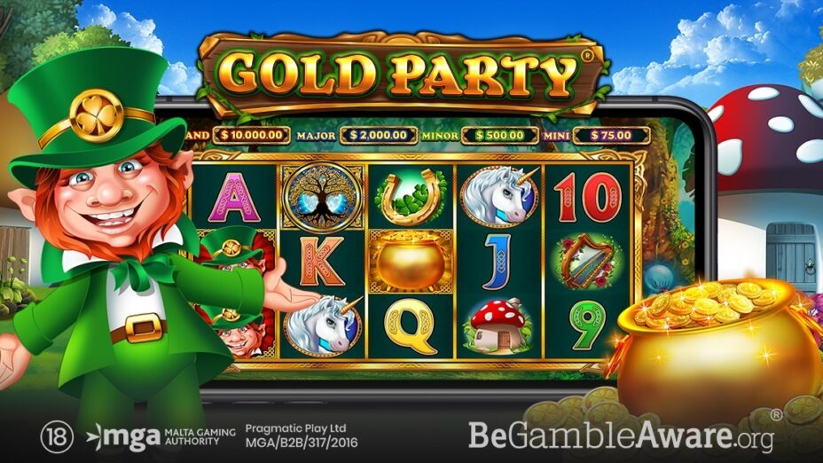 Play Gold Party® to try and tap into the luck of the Irish! 